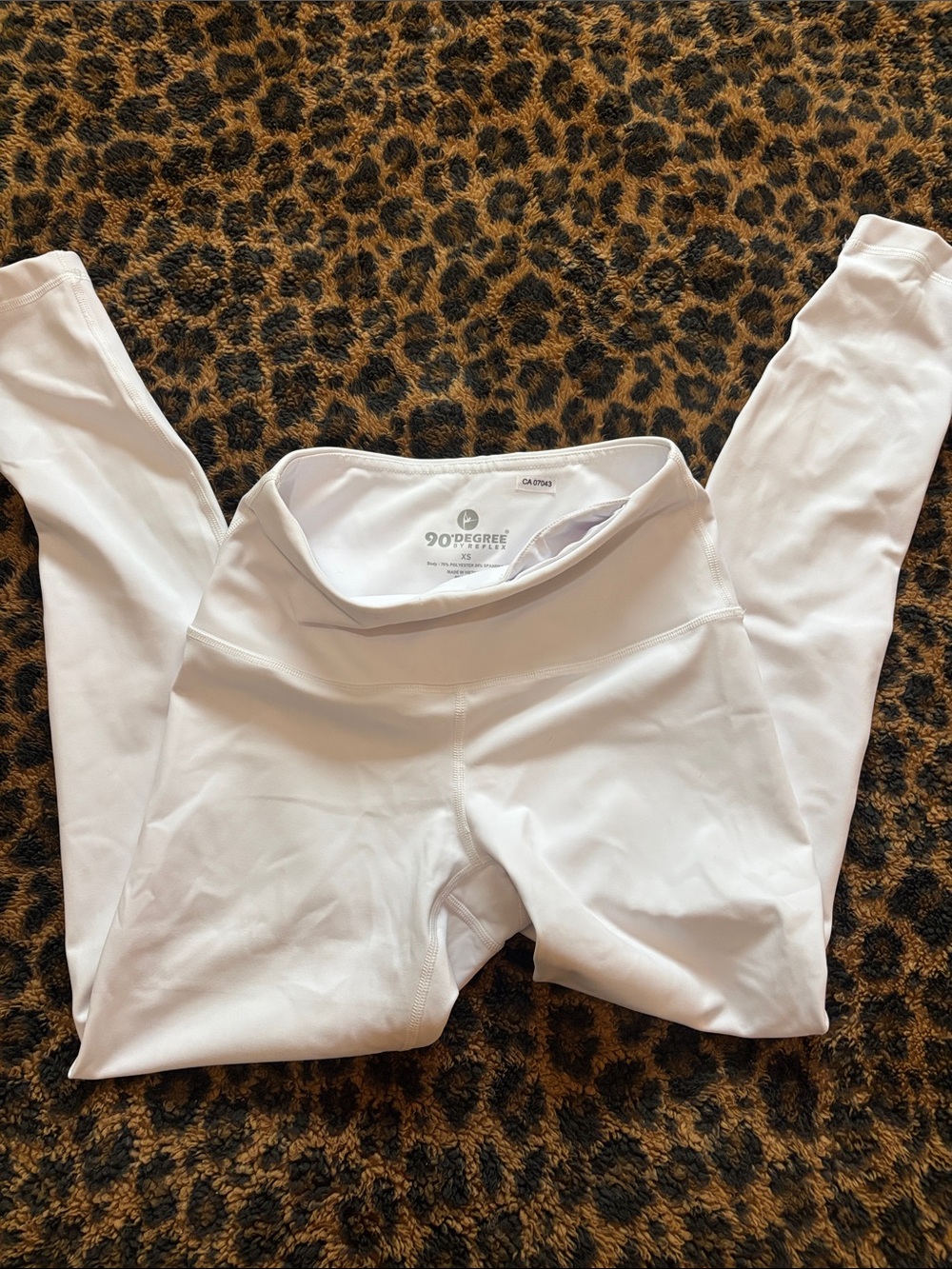90 Degree White High-Waist Leggings